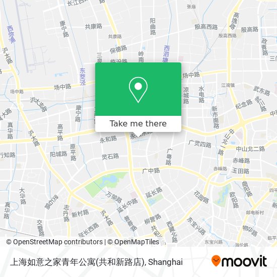 上海如意之家青年公寓(共和新路店) map