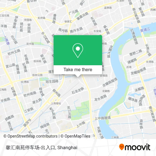 馨汇南苑停车场-出入口 map