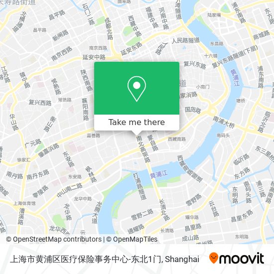 上海市黄浦区医疗保险事务中心-东北1门 map