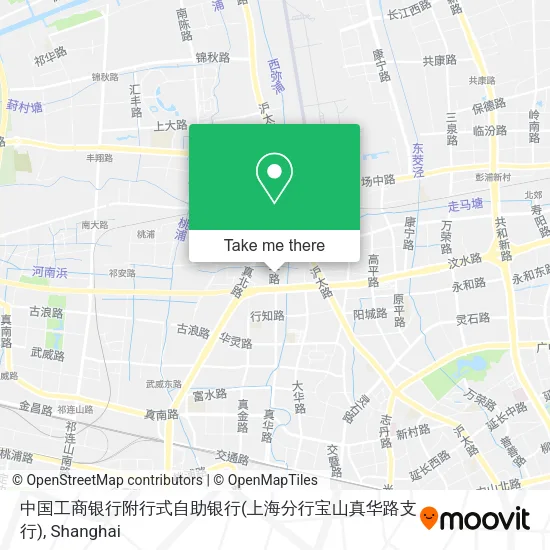 中国工商银行附行式自助银行(上海分行宝山真华路支行) map