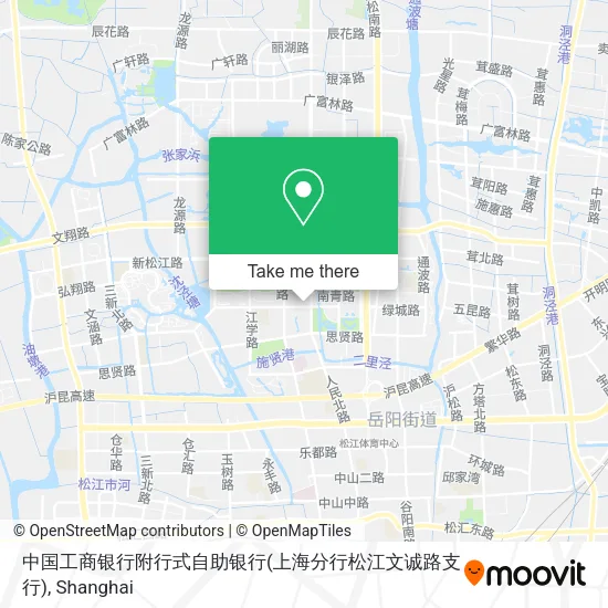 中国工商银行附行式自助银行(上海分行松江文诚路支行) map