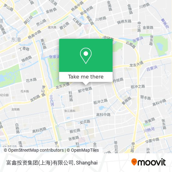 富鑫投资集团(上海)有限公司 map