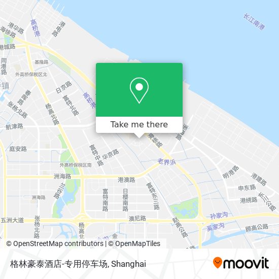 格林豪泰酒店-专用停车场 map