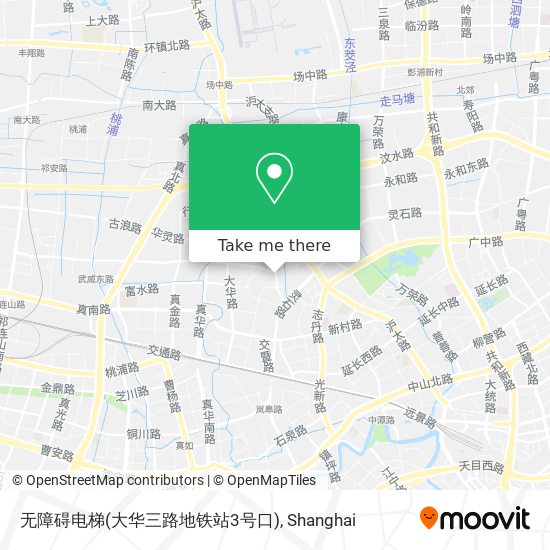 无障碍电梯(大华三路地铁站3号口) map