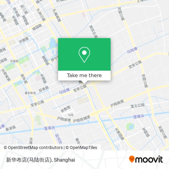 新华布店(马陆街店) map