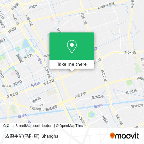 农源生鲜(马陆店) map