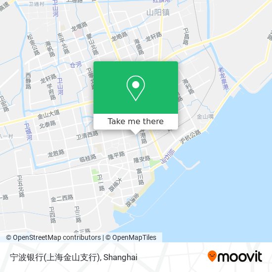 宁波银行(上海金山支行) map