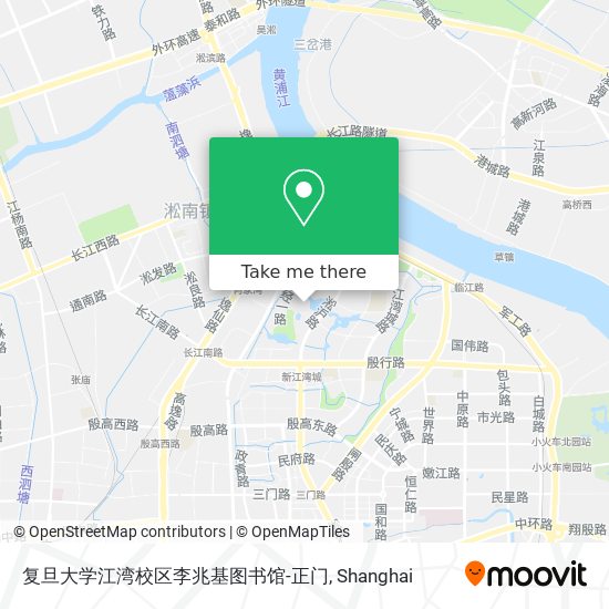 复旦大学江湾校区李兆基图书馆-正门 map