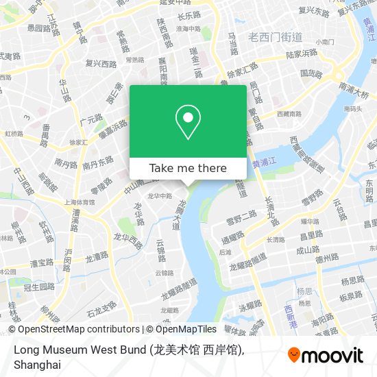 Long Museum West Bund (龙美术馆 西岸馆) map