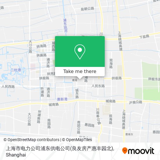 上海市电力公司浦东供电公司(良友房产惠丰园北) map