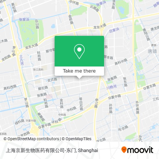上海京新生物医药有限公司-东门 map