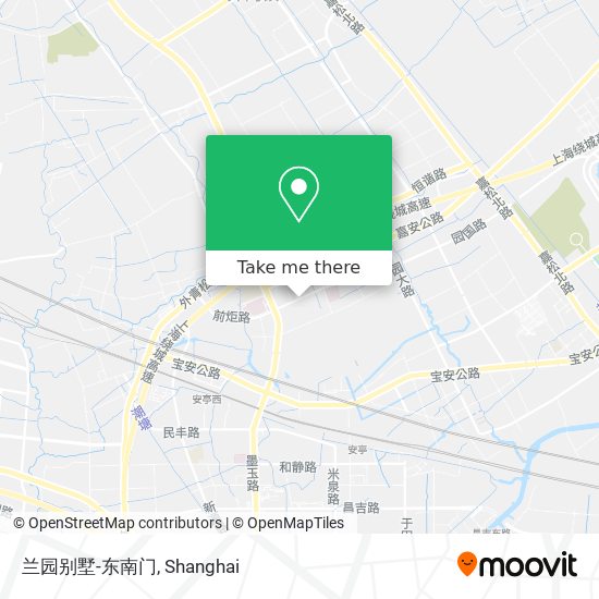 兰园别墅-东南门 map