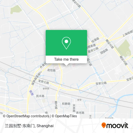 兰园别墅-东南门 map