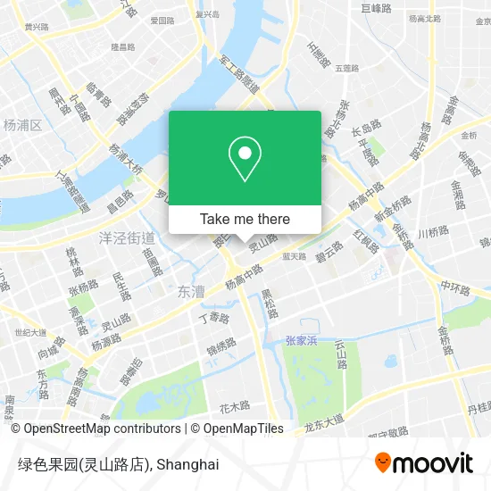 绿色果园(灵山路店) map