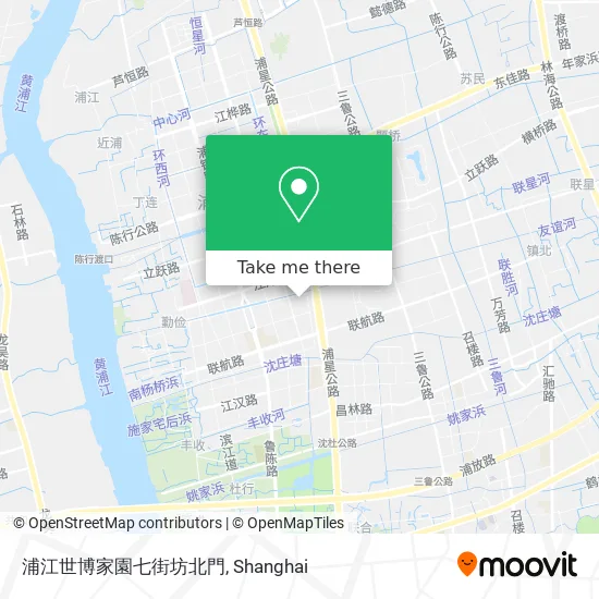 浦江世博家園七街坊北門 map
