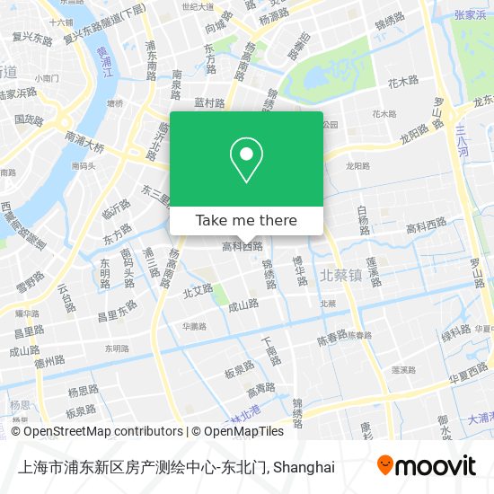上海市浦东新区房产测绘中心-东北门 map