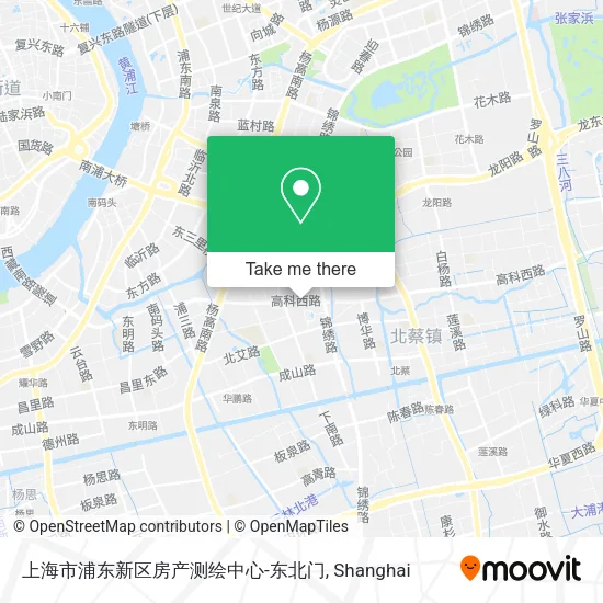 上海市浦东新区房产测绘中心-东北门 map
