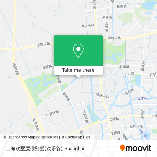 上海欢墅度假别墅(欢乐谷) map