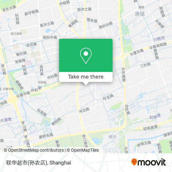 联华超市(孙农店) map