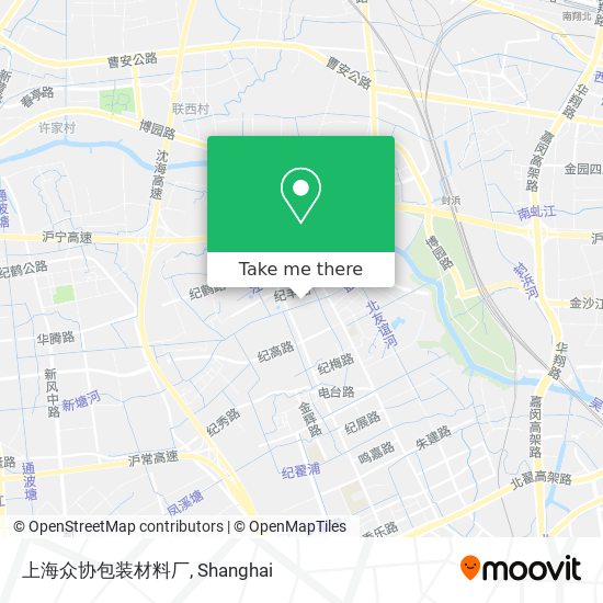 上海众协包装材料厂 map