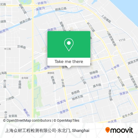 上海众材工程检测有限公司-东北门 map