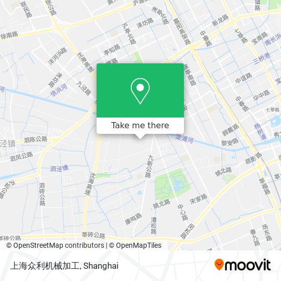 上海众利机械加工 map