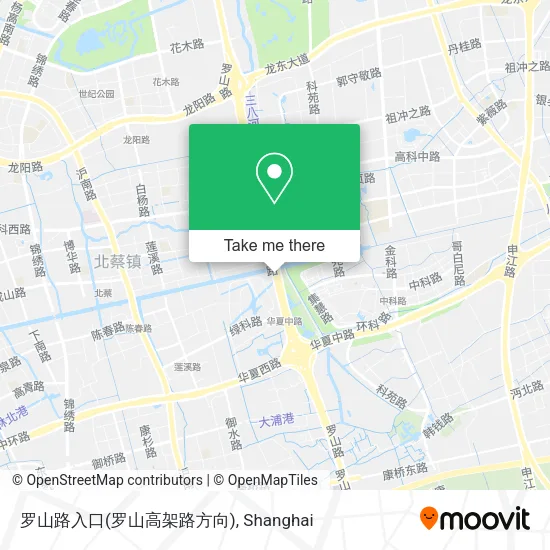 罗山路入口(罗山高架路方向) map