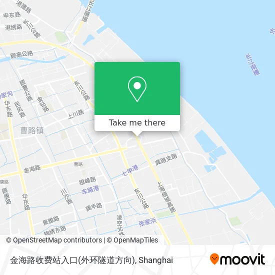 金海路收费站入口(外环隧道方向) map