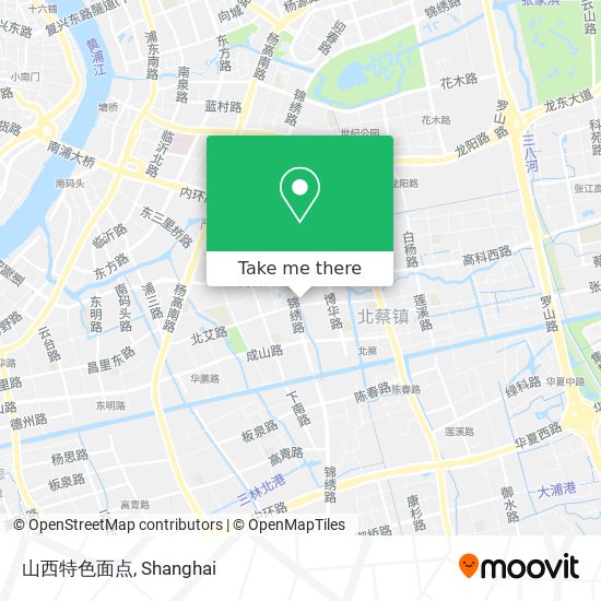 山西特色面点 map