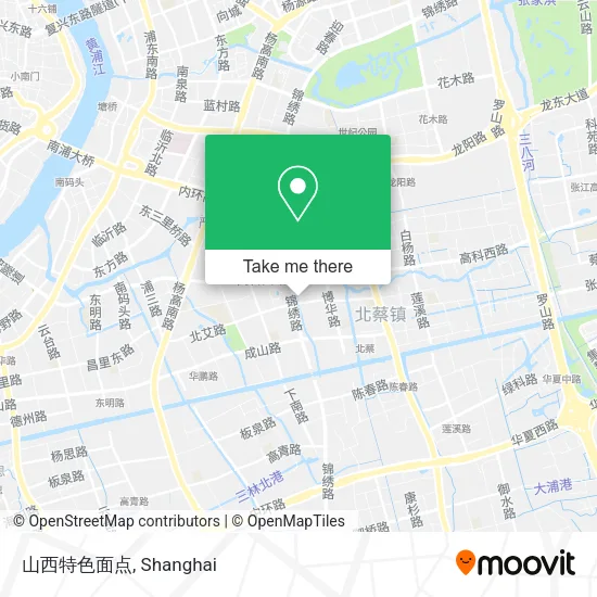 山西特色面点 map
