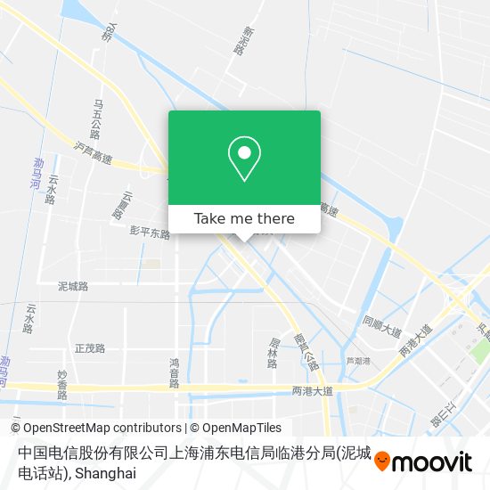中国电信股份有限公司上海浦东电信局临港分局(泥城电话站) map