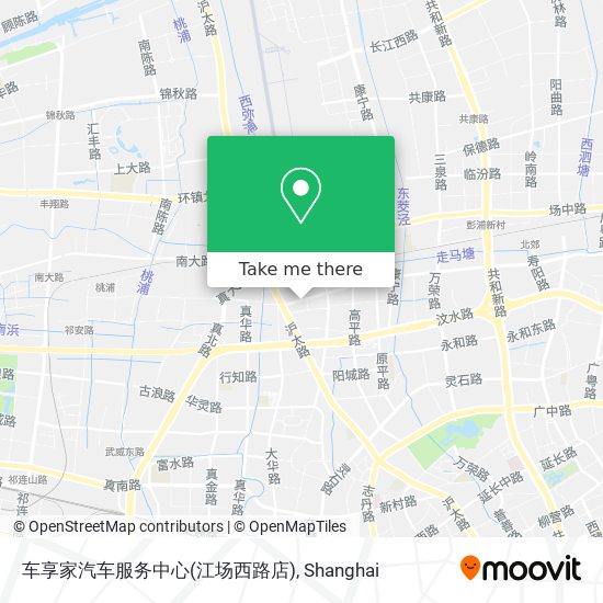 车享家汽车服务中心(江场西路店) map