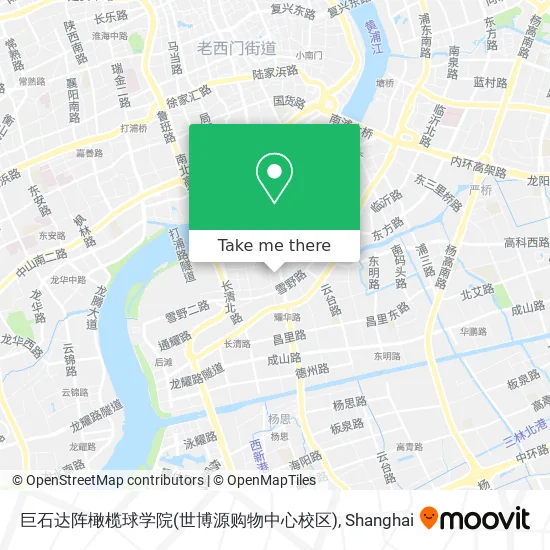巨石达阵橄榄球学院(世博源购物中心校区) map