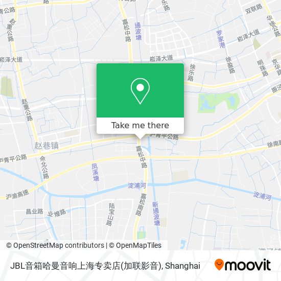 JBL音箱哈曼音响上海专卖店(加联影音) map