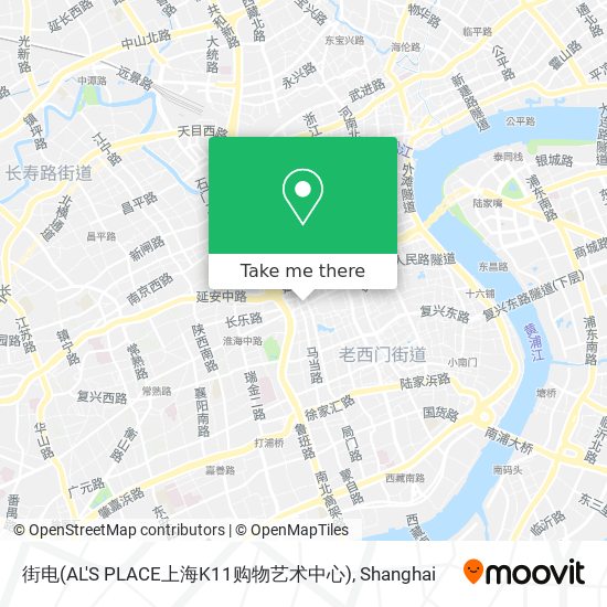 街电(AL'S PLACE上海K11购物艺术中心) map