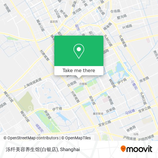 泺纤美容养生馆(白银店) map