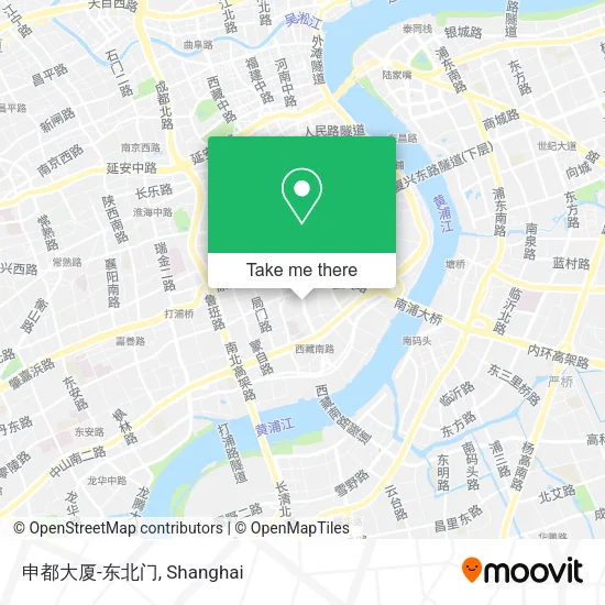 申都大厦-东北门 map