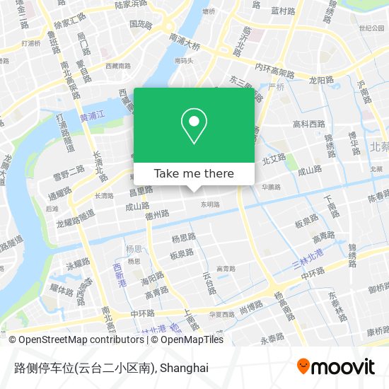 路侧停车位(云台二小区南) map