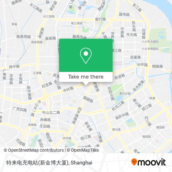 特来电充电站(新金博大厦) map