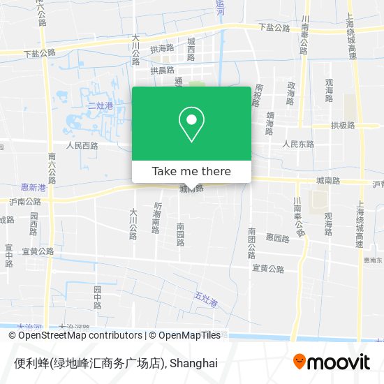 便利蜂(绿地峰汇商务广场店) map