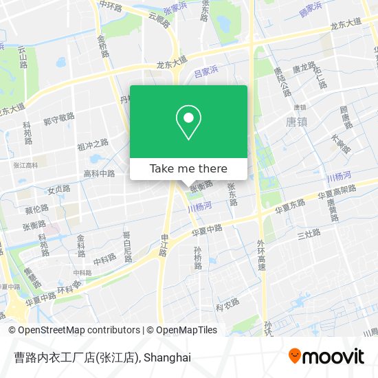 曹路内衣工厂店(张江店) map