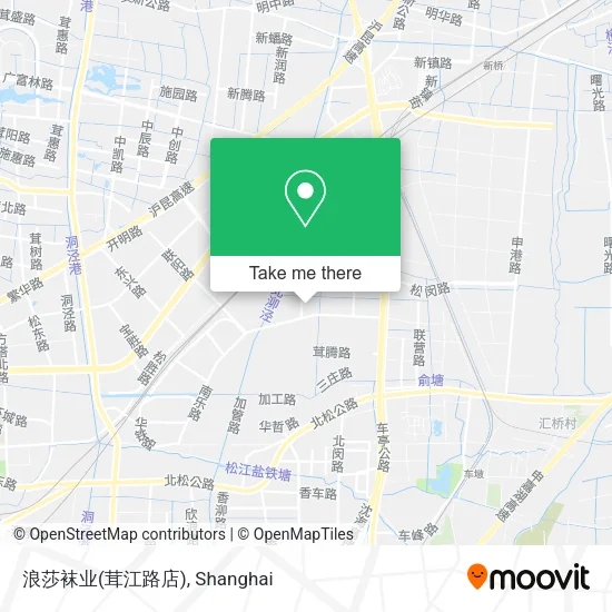 浪莎袜业(茸江路店) map