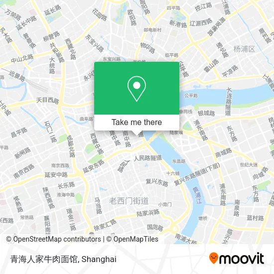 青海人家牛肉面馆 map
