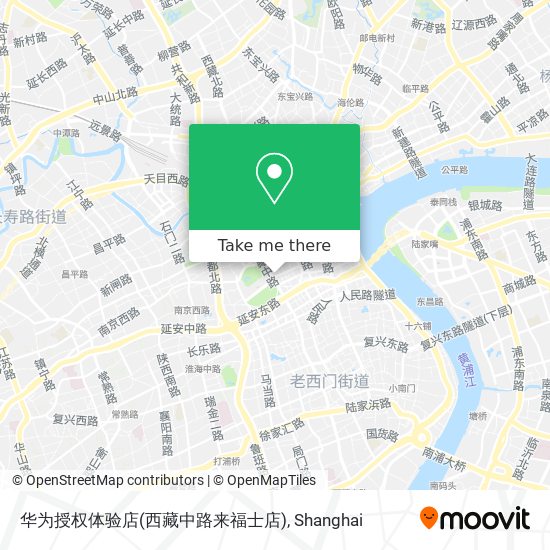 华为授权体验店(西藏中路来福士店) map