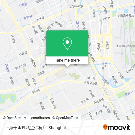 上海千里雁武墅虹桥店 map