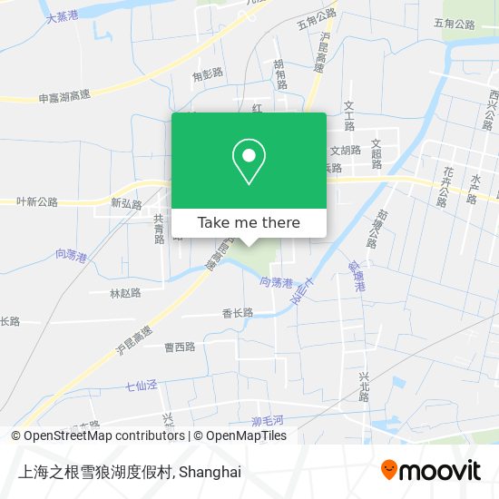上海之根雪狼湖度假村 map