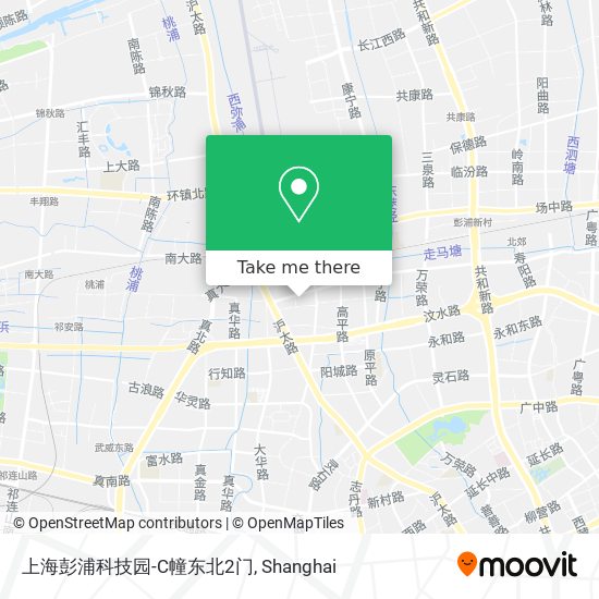 上海彭浦科技园-C幢东北2门 map