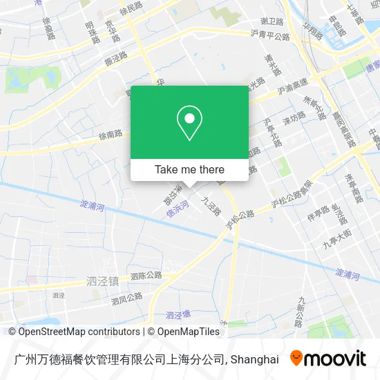 广州万德福餐饮管理有限公司上海分公司 map