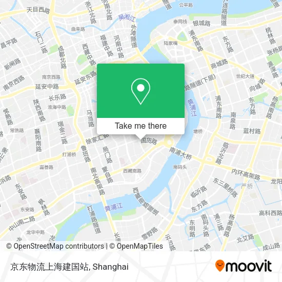 京东物流上海建国站 map