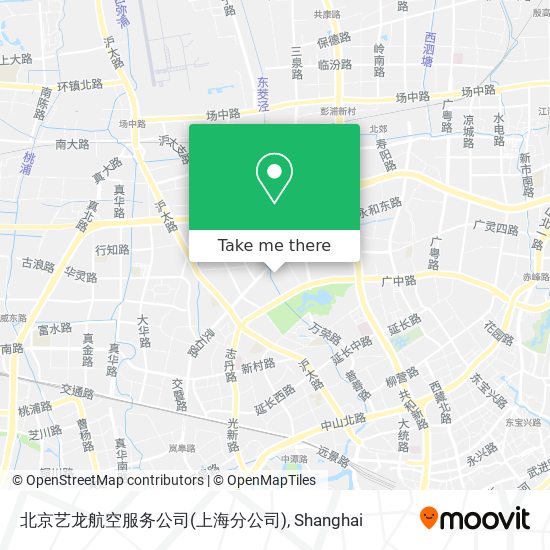 北京艺龙航空服务公司(上海分公司) map